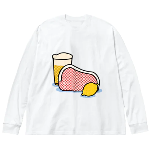 BBQ set ビッグシルエットロングスリーブTシャツ