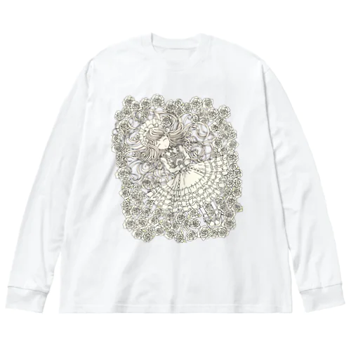 花葬 ビッグシルエットロングスリーブTシャツ