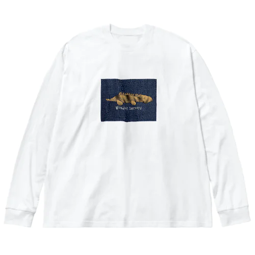 エンドリケリーのドリー（デニムプリント） ビッグシルエットロングスリーブTシャツ