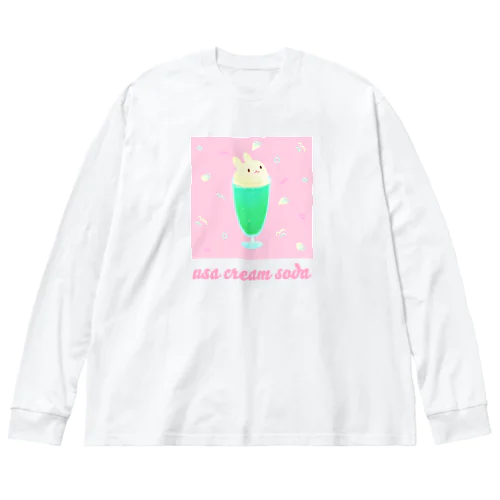 うさクリームソーダ Big Long Sleeve T-Shirt