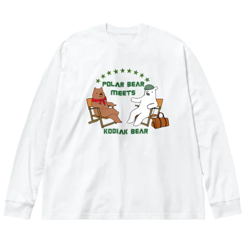 友達クマ Big Long Sleeve T-Shirt