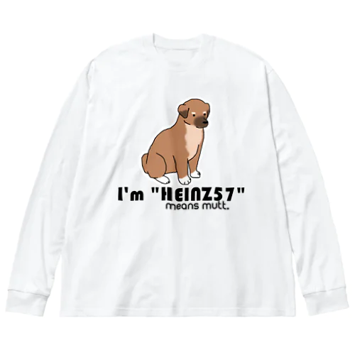 雑種犬 Big Long Sleeve T-Shirt
