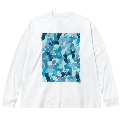 hide-and-seek ビッグシルエットロングスリーブTシャツ