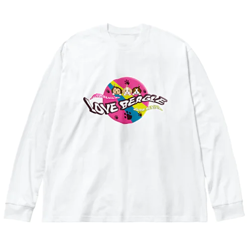 LOVE BEAGLE サイケ Big Long Sleeve T-Shirt