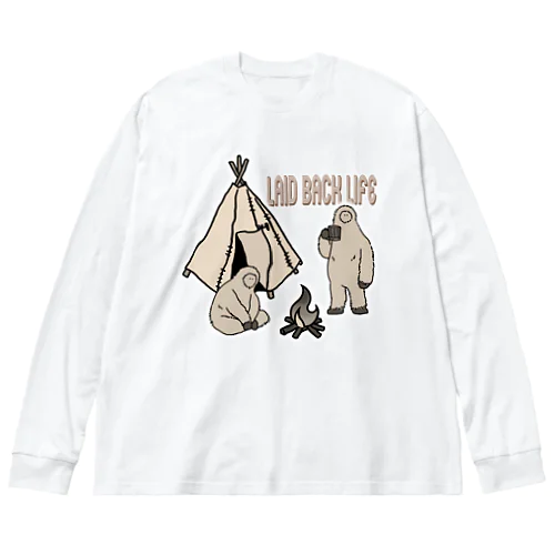 スローライフ イエティ Big Long Sleeve T-Shirt