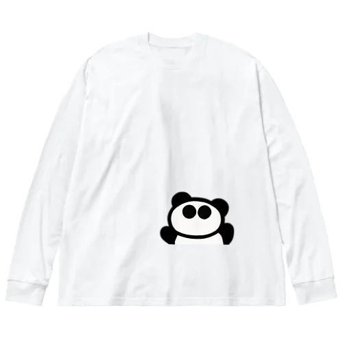 「ぱんださんⅠ」（文字なし） Big Long Sleeve T-Shirt