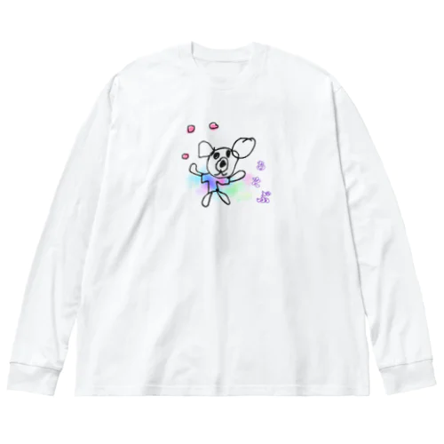 くまっこ ビッグシルエットロングスリーブTシャツ