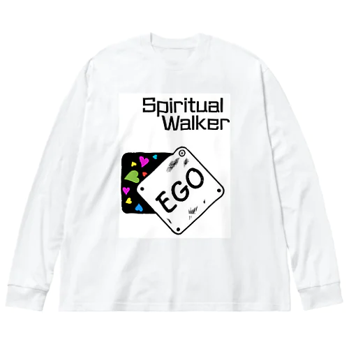 Spiritual Walker ego ビッグシルエットロングスリーブTシャツ