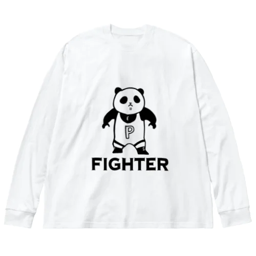 パンダプロレス ファイター Big Long Sleeve T-Shirt