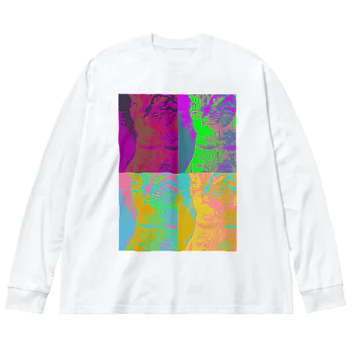 ポップアートちゃちゃまる Big Long Sleeve T-Shirt