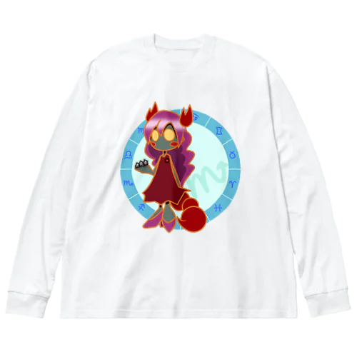 さそり座 パターン1・フルカラー Big Long Sleeve T-Shirt