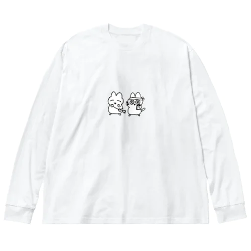 ブーキャットと勤勉なブーキャット Big Long Sleeve T-Shirt