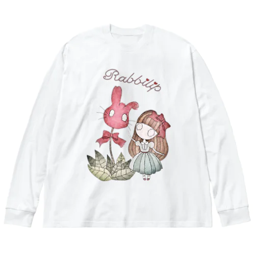 Rabbilip ビッグシルエットロングスリーブTシャツ