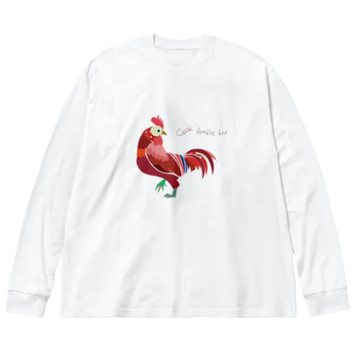 cock-a-doodle-doo ビッグシルエットロングスリーブTシャツ