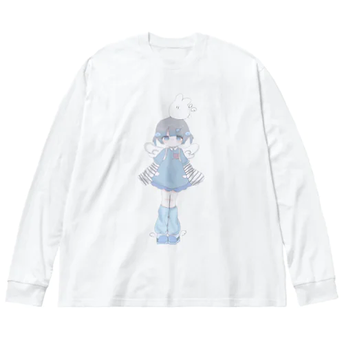 さぶかるちゃん。 ビッグシルエットロングスリーブTシャツ