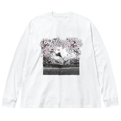 門出を祝う桜 Big Long Sleeve T-Shirt