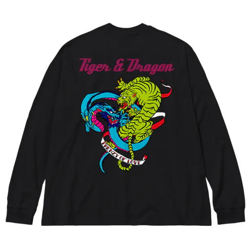 TIGER ＆ DRAGON ビッグシルエットロングスリーブTシャツ