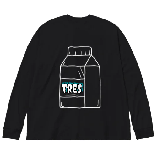 TRES milk ビッグシルエットロングスリーブTシャツ