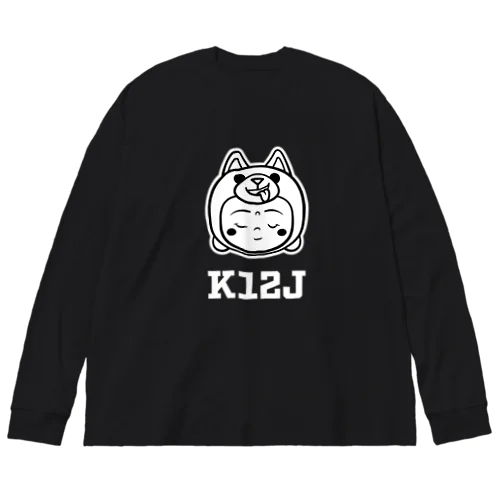 着ぐるみ 戌地蔵　ｰ顔T BKｰ Big Long Sleeve T-Shirt