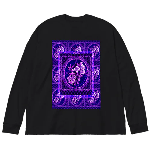 🌹パープルローズの肖像🌹 Big Long Sleeve T-Shirt