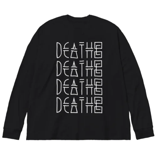 DEATH© / LONG BIGSIZE tee Big Long Sleeve T-Shirt