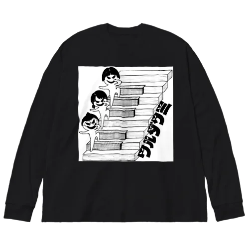 ワルダクミ Big Long Sleeve T-Shirt