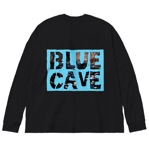 [BLUECAVEロゴ] ビッグシルエットロングスリーブTシャツ