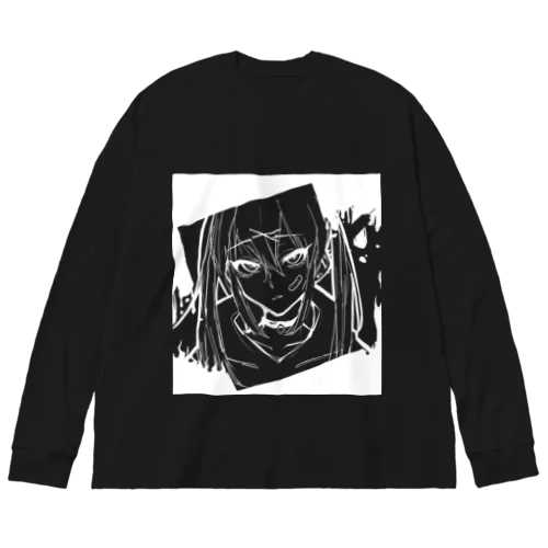 ｢病みてゃん｣どろどろフレーム有ver. Big Long Sleeve T-Shirt