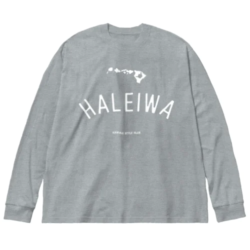 HALEIWA　WHT LOGO ビッグシルエットロングスリーブTシャツ