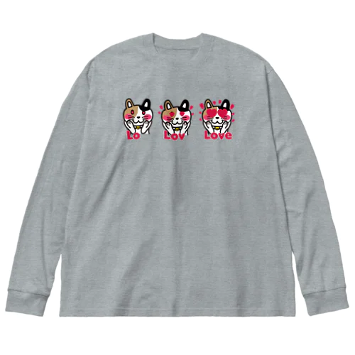 ねこLove Big Long Sleeve T-Shirt