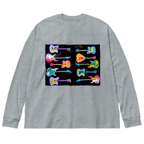 サイケギター🎸 Big Long Sleeve T-Shirt