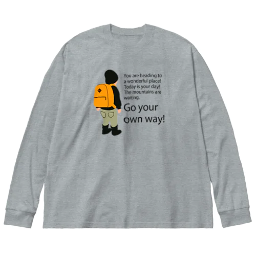 リュック少年 Big Long Sleeve T-Shirt