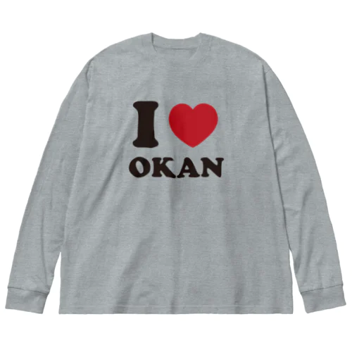 I love okan ビッグシルエットロングスリーブTシャツ