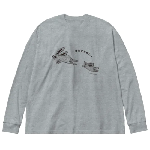 脱兎 Big Long Sleeve T-Shirt