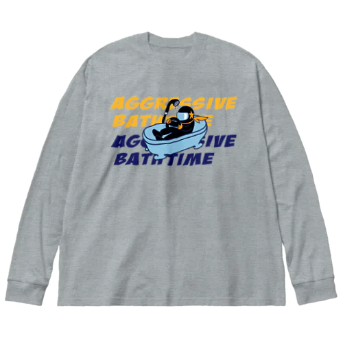 アグレッシブバスタイム Big Long Sleeve T-Shirt