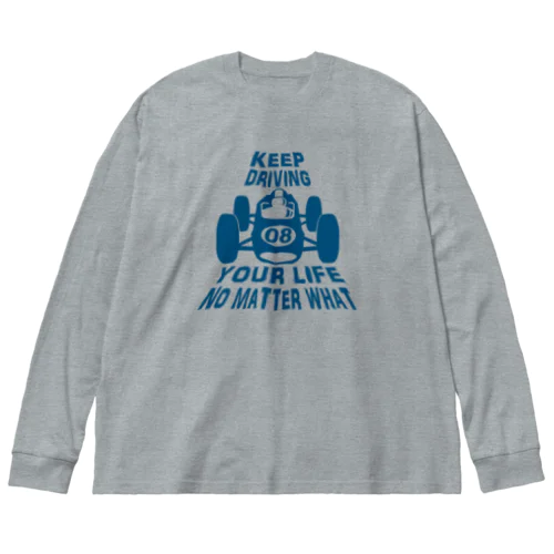 レトロカーレーサー Big Long Sleeve T-Shirt