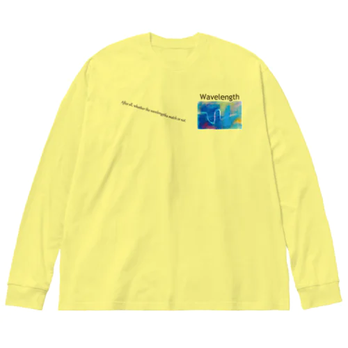 Wavelength ビッグシルエットロングスリーブTシャツ