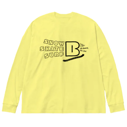 SNOW_SKATE_SURF BOARDER（スノー・スケート・サーフ ボーダー） ビッグシルエットロングスリーブTシャツ