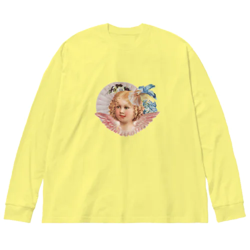 ピンクの天使ちゃん Big Long Sleeve T-Shirt