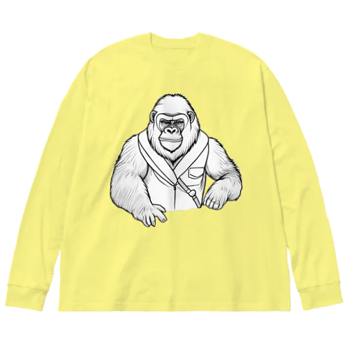 ゴリラタイチョー Big Long Sleeve T-Shirt