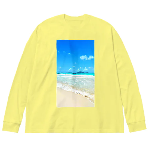 天国のビーチ🏖 Big Long Sleeve T-Shirt