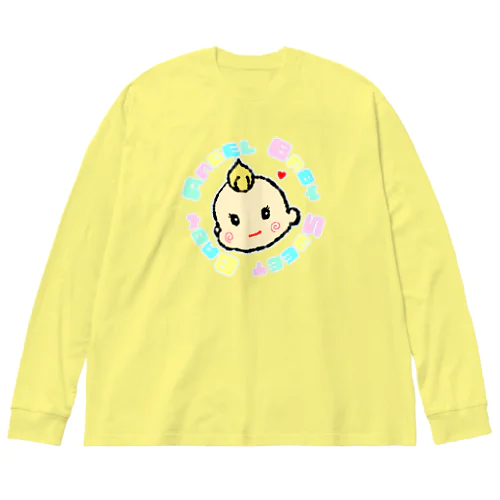 天使な赤ちゃん ビッグシルエットロングスリーブTシャツ