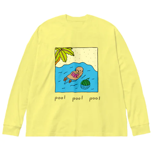 pool ラッコ Big Long Sleeve T-Shirt