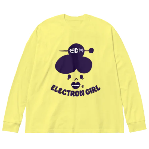 EDM ビッグシルエットロングスリーブTシャツ