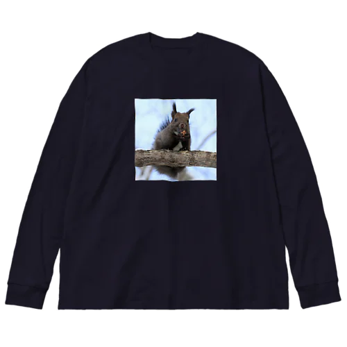 【心とカラダの栄養に】エゾリスで元気をつくろう Big Long Sleeve T-Shirt