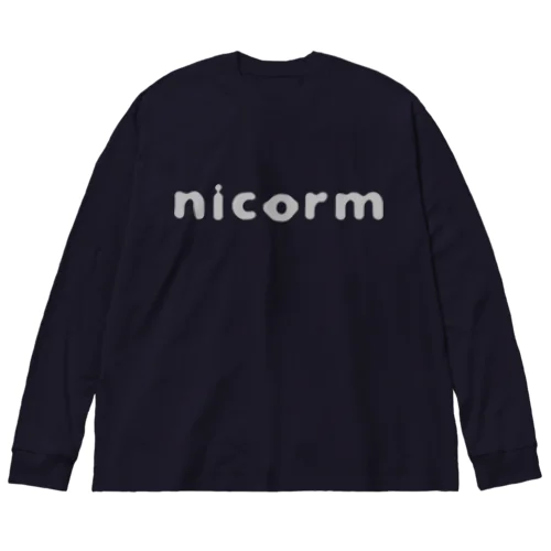 nicorm ビッグシルエットロングスリーブTシャツ