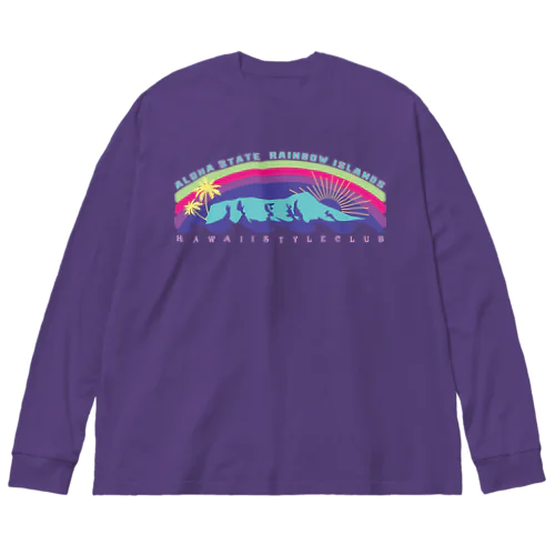 Hawaiian monument ビッグシルエットロングスリーブTシャツ