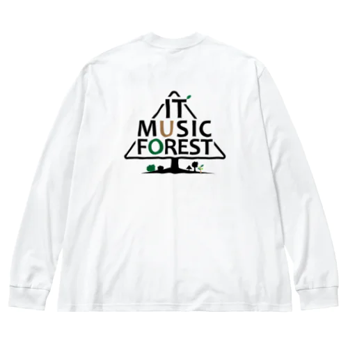 IT MUSIC FOREST チャリティーグッズ ビッグシルエットロングスリーブTシャツ