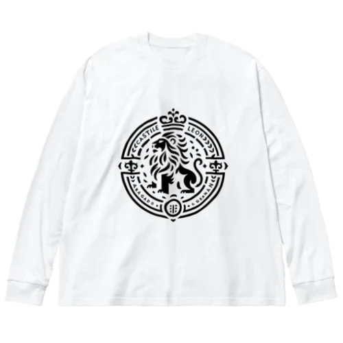ロゴ　ハプスブルク（クロ） ビッグシルエットロングスリーブTシャツ