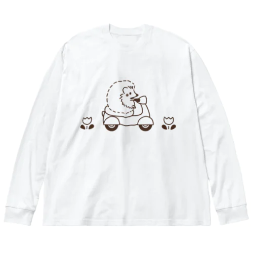 ハリネズミとバイク Big Long Sleeve T-Shirt